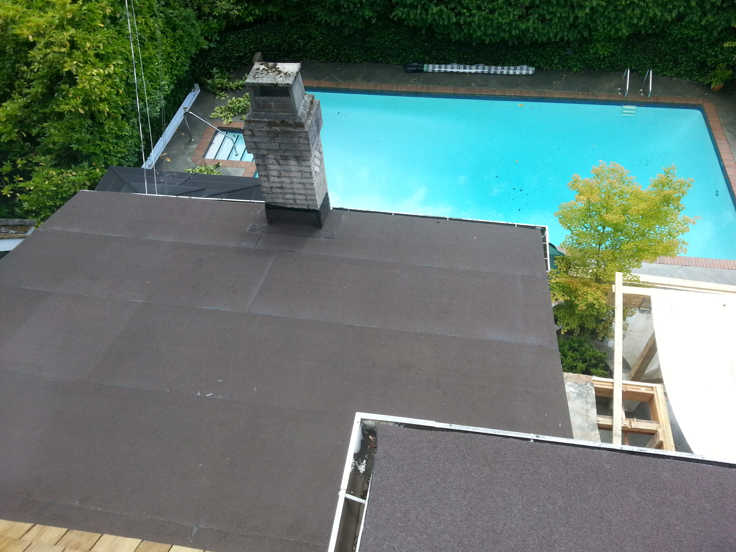 our past project of torch on roofing in West Vancouver