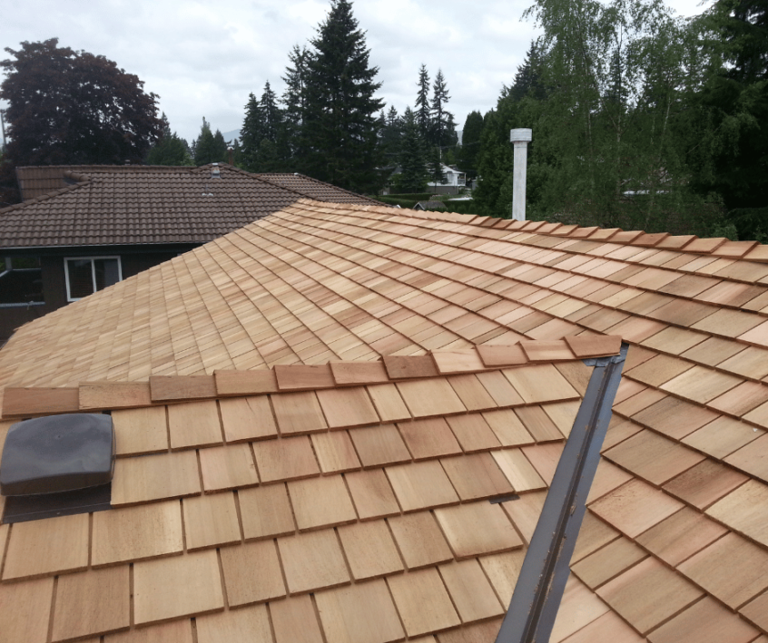 Image of roof replacement done by Canuck Roofing
