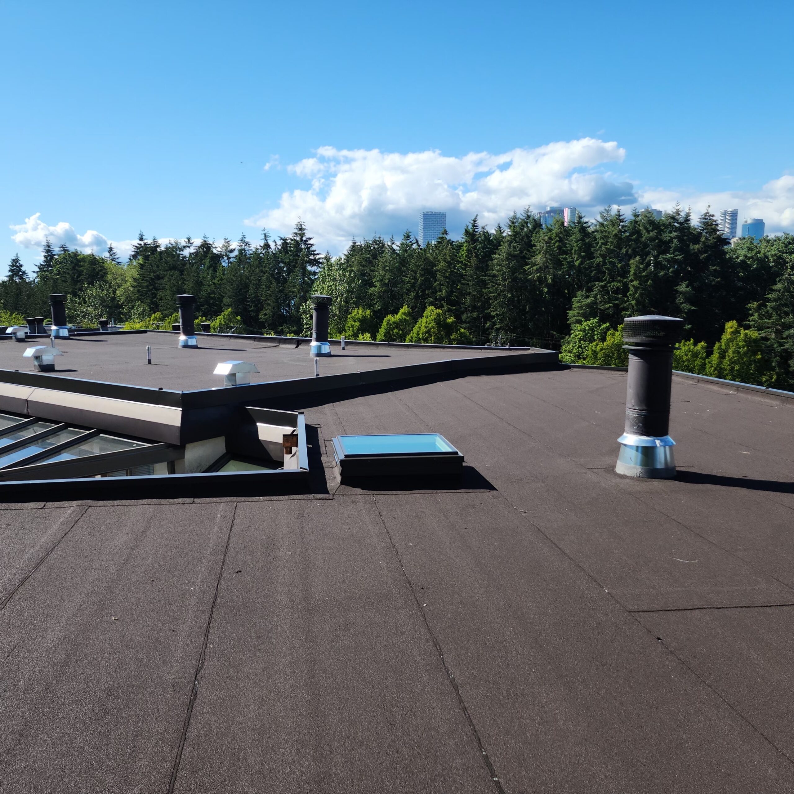 torch on roofing cost per roll