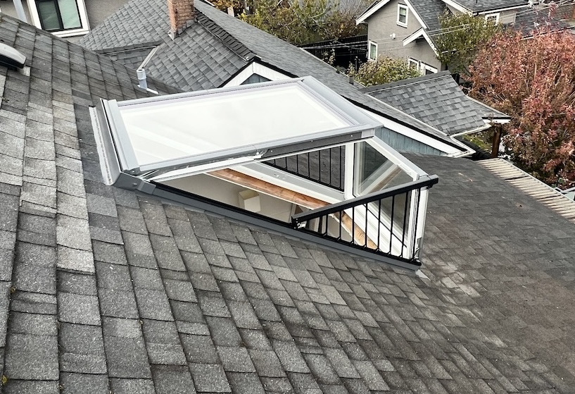 our roofing service also include skylight service