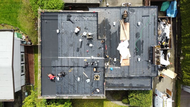 Torch-on Roofing for commercial roof installations in Vancouver